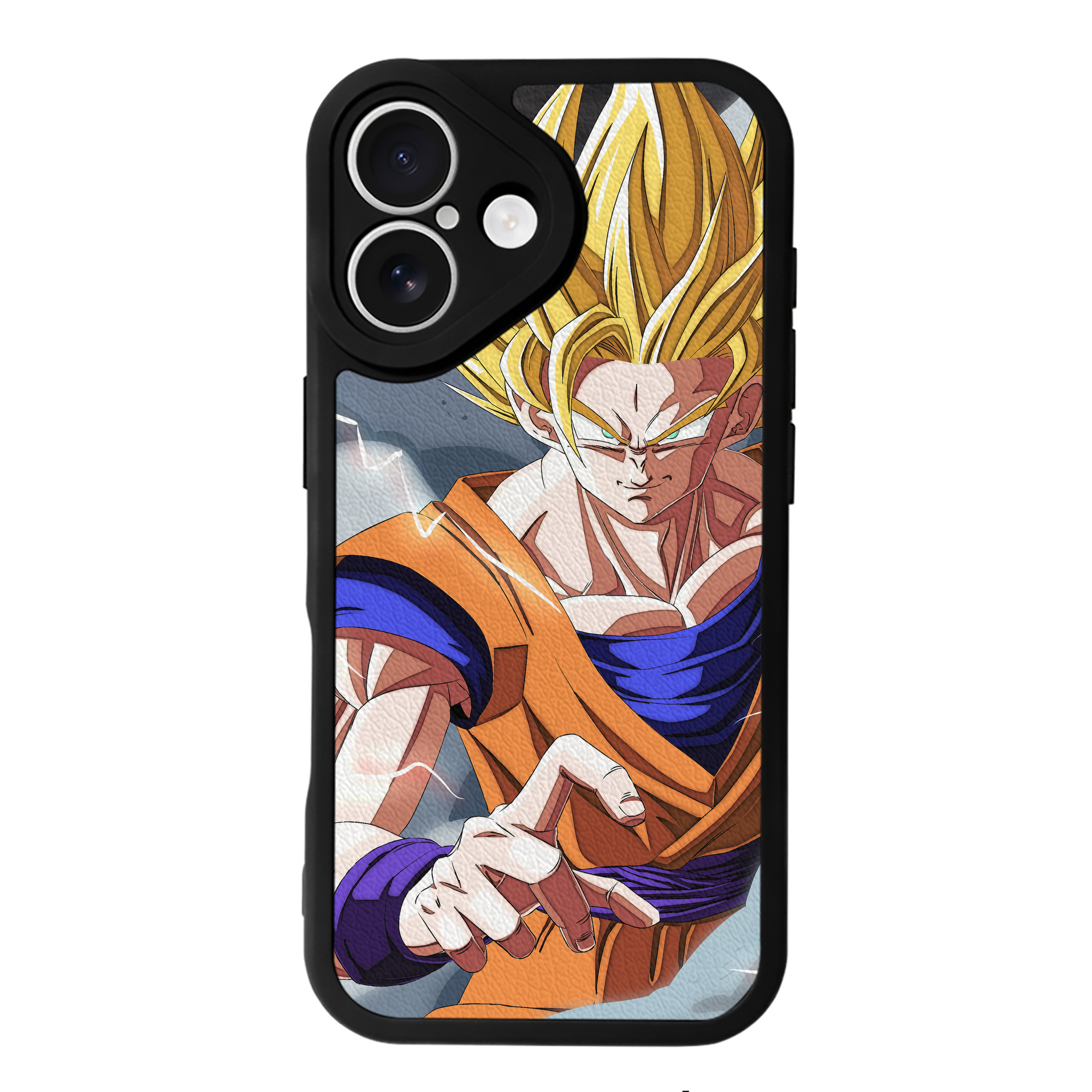 （画像用） ドラゴンボール DRAGON BALL 【iPhone 16シリーズ対応】シリコンスマホケース（レザー調） 材質：シリコン